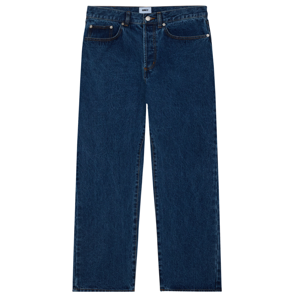 Obey Classic Baggy Denim Pant Stone Wash Indigo