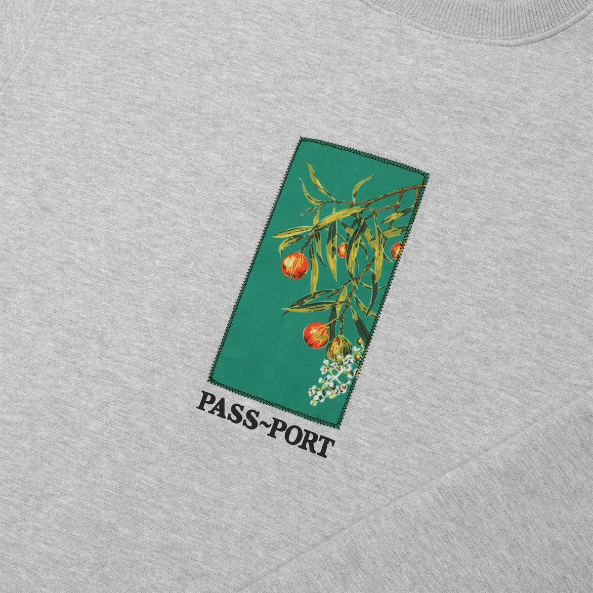 Pass Port Quandong Crewneck Sweater Ash