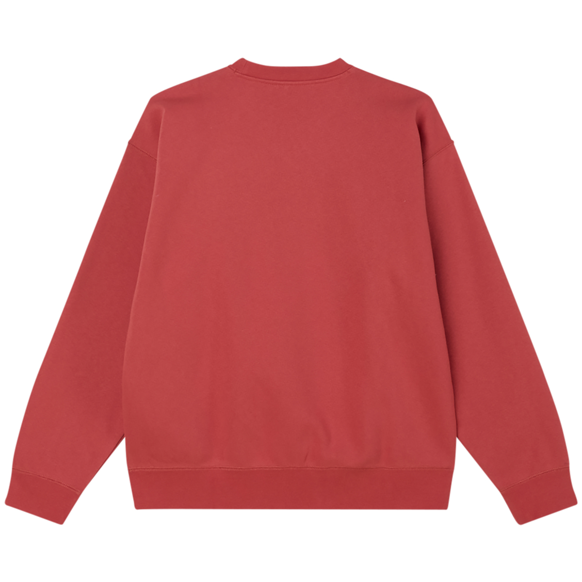 Obey Established Works Bold Crewneck Sweater II Mineral Red