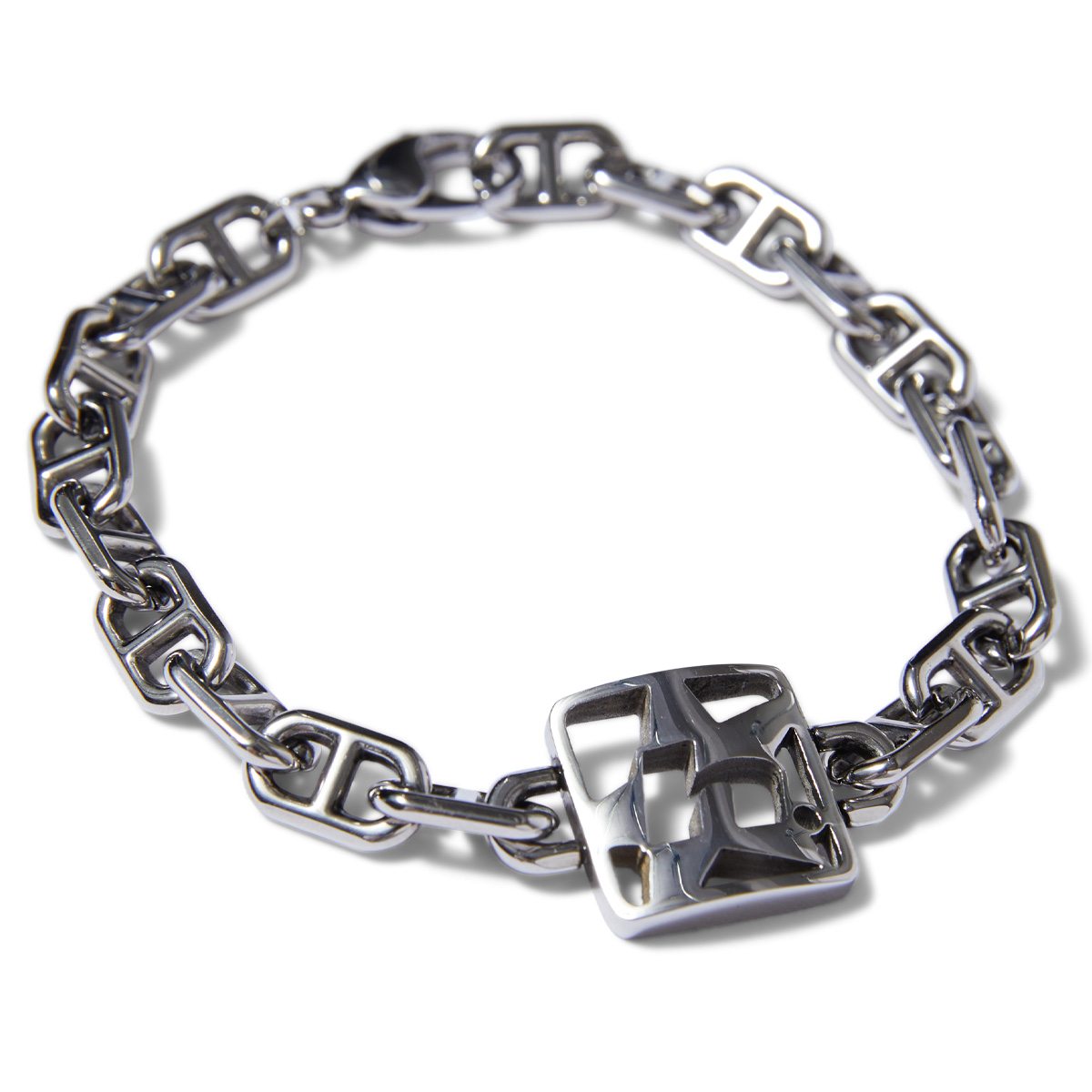 HUF H Star Bracelet Silver