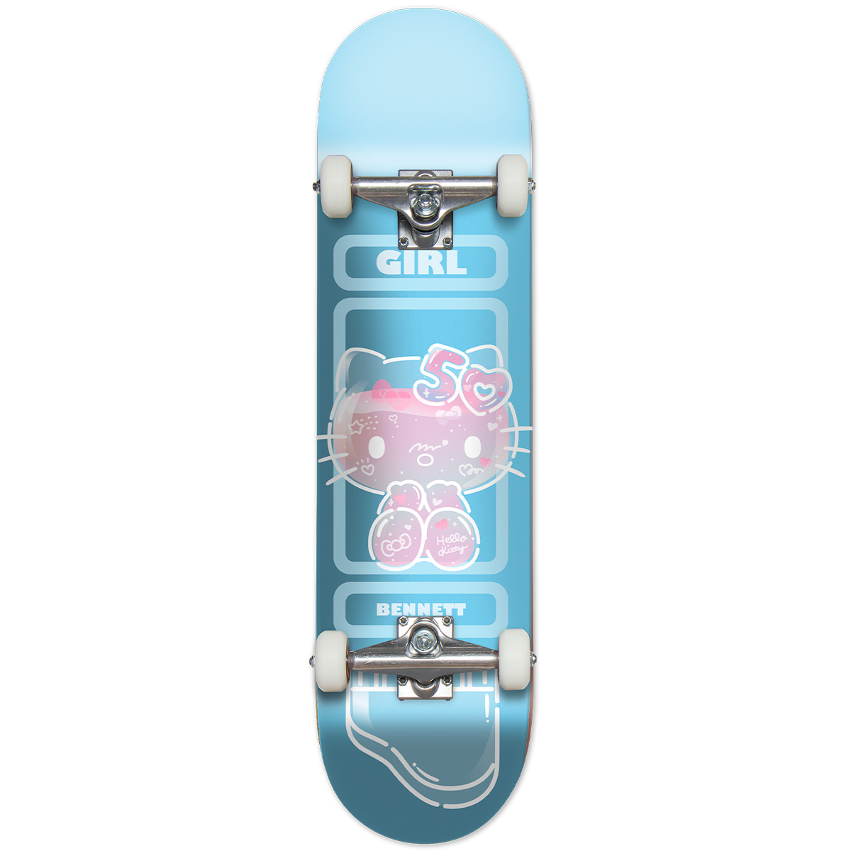 Girl Bennett Hello Kitty 50 Complete Skateboard 7.875