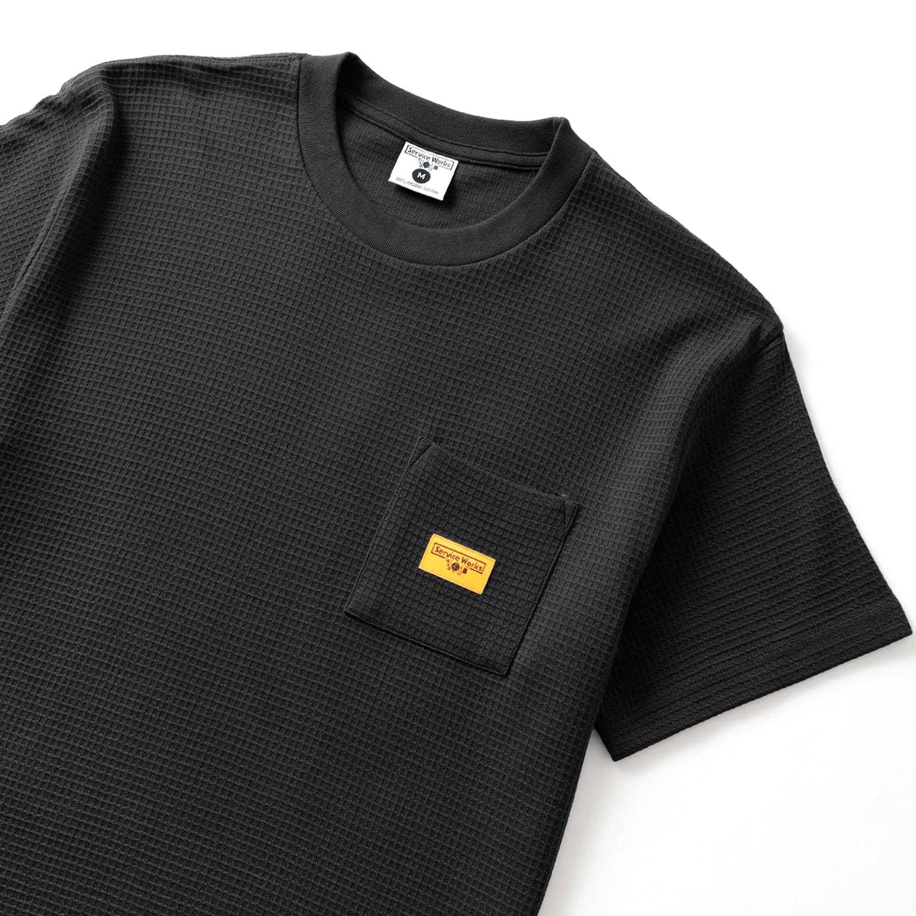 Service Works Waffle Pocket T-Shirt Black