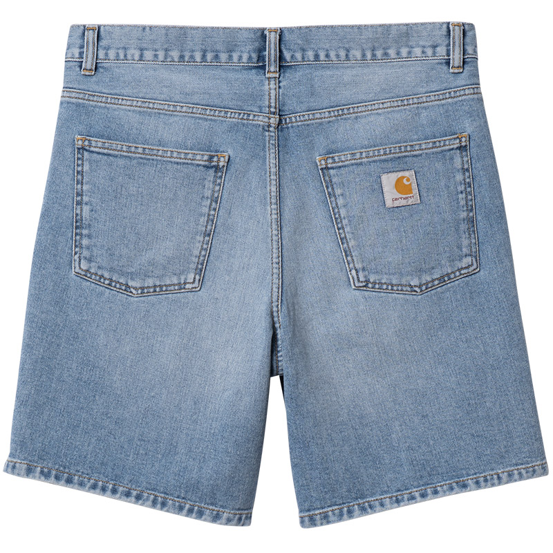 Carhartt WIP Newel Short Blue Light Used Wash