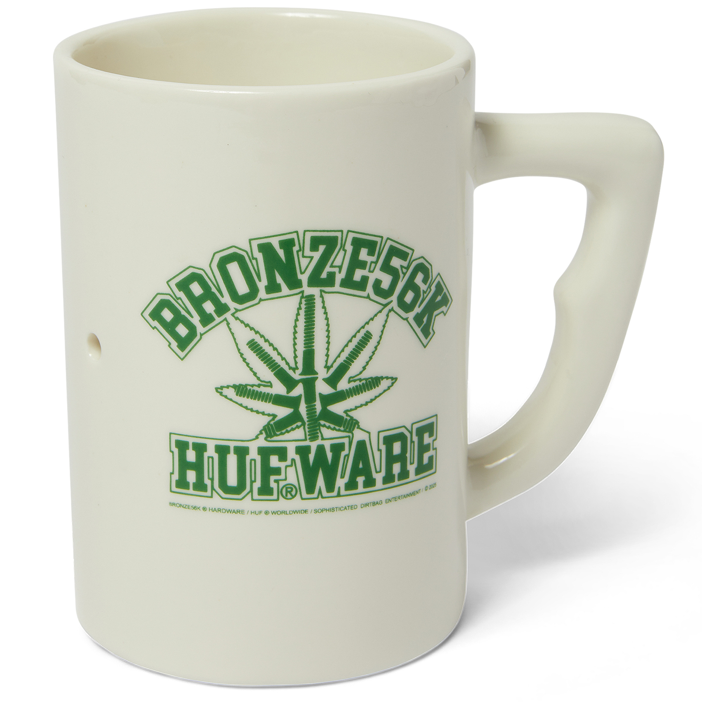 HUF X Bronze 56K Early Riser Mug White