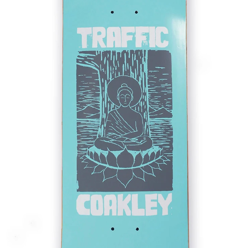 Traffic Coakley Linocut Series Skateboard Deck 8.125