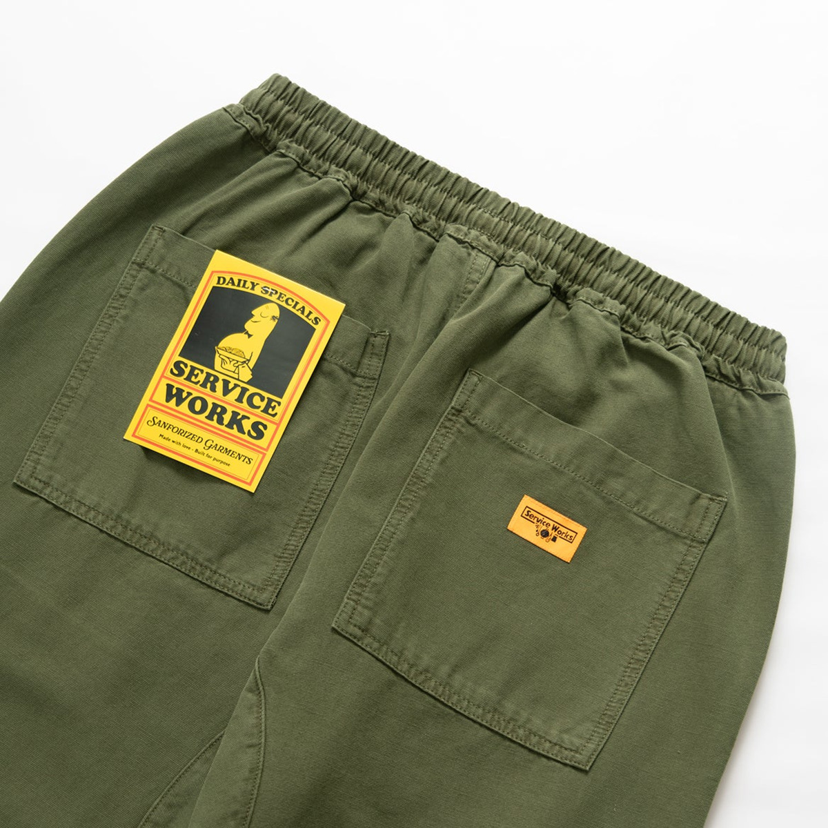 Service Works Classic Canvas Chef Pant Olive