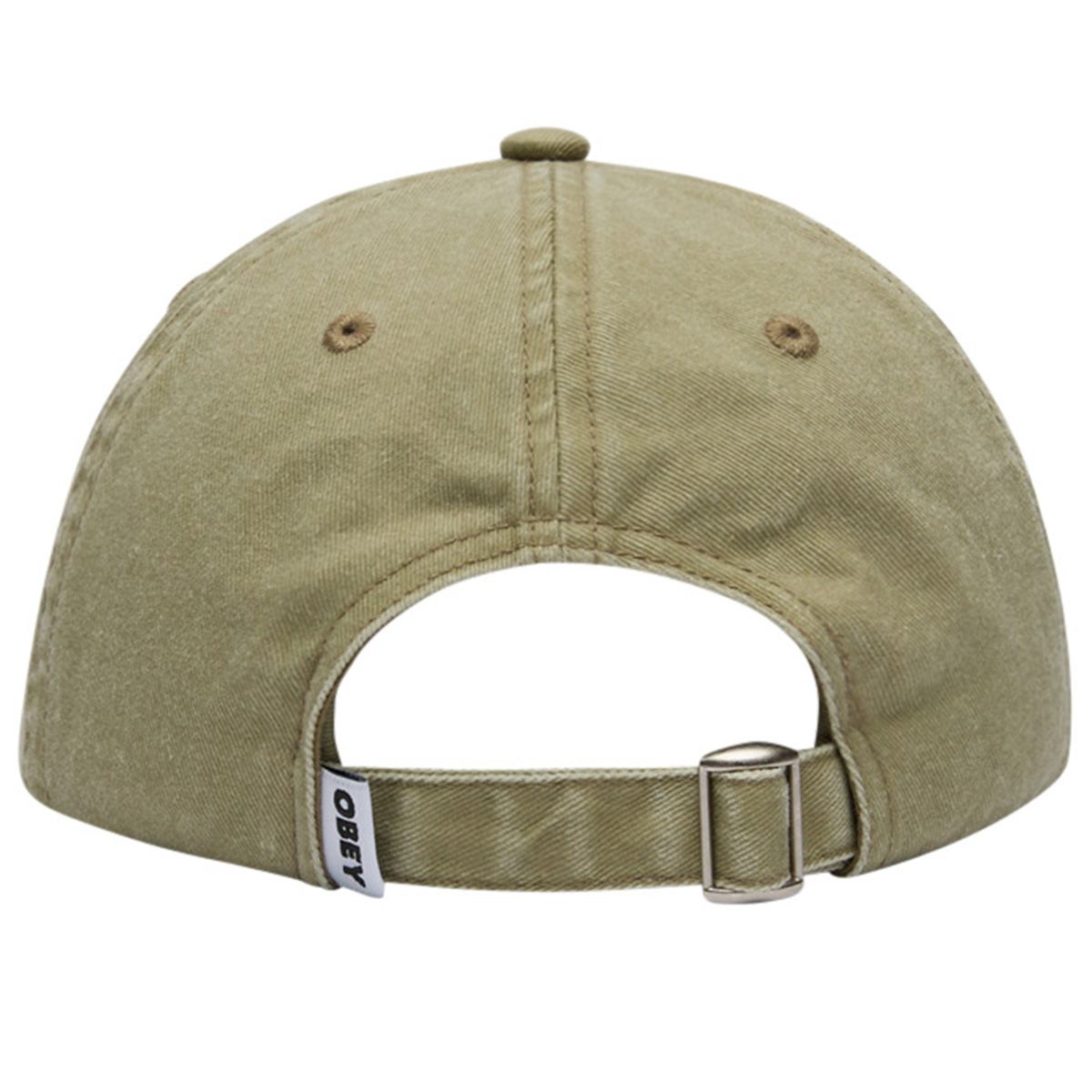 Obey 2 Tone Bold 6 Panel Strapback Pigment Khaki