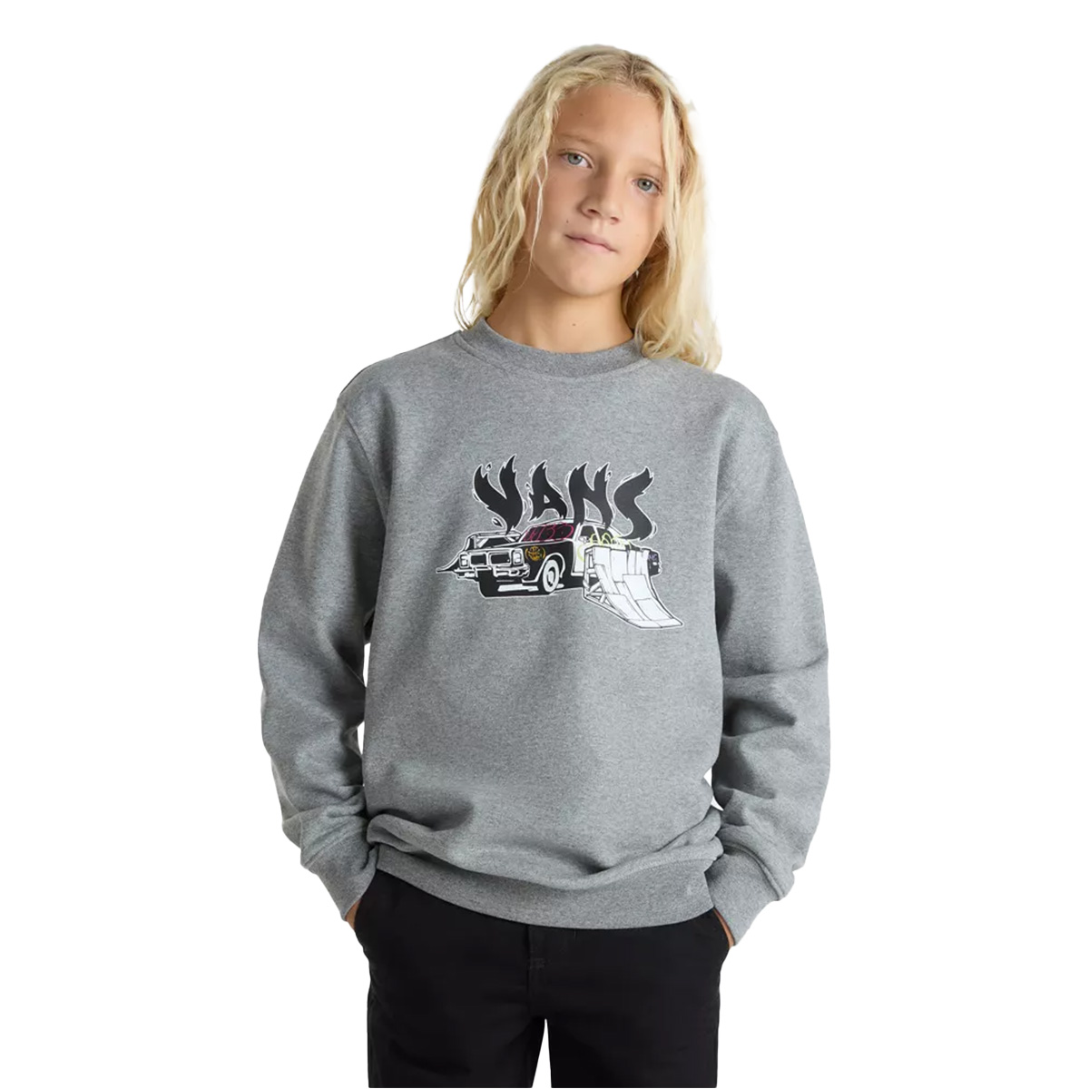 Vans Kids Copout Loose Sweater Cement Heather