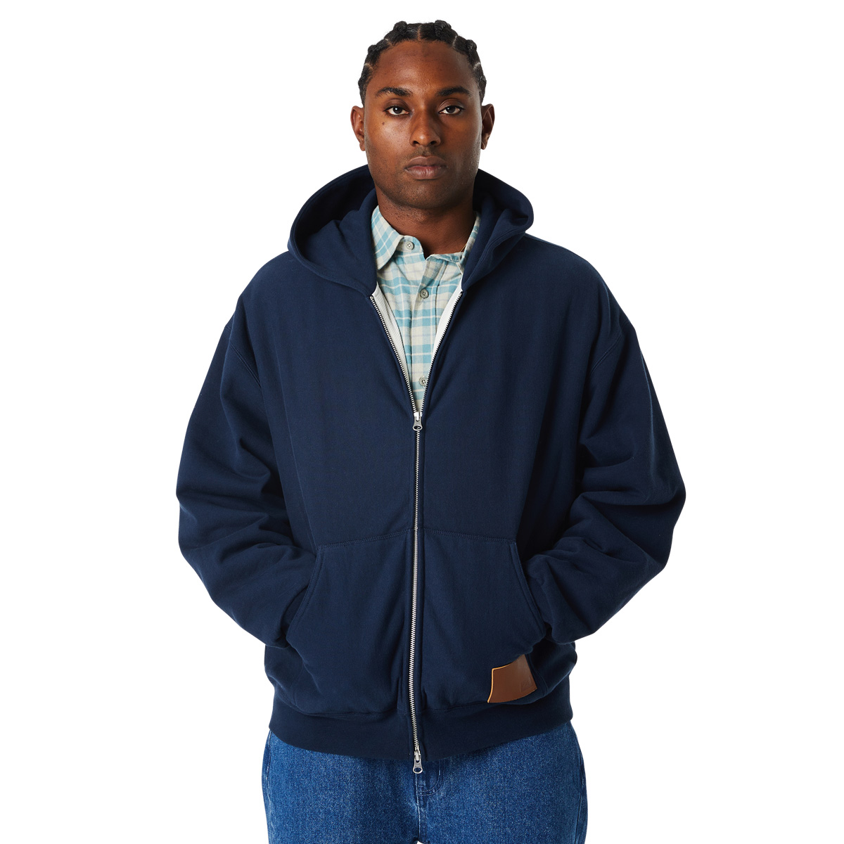 HUF Carrington Thermal Lined Fleece Sweater Navy