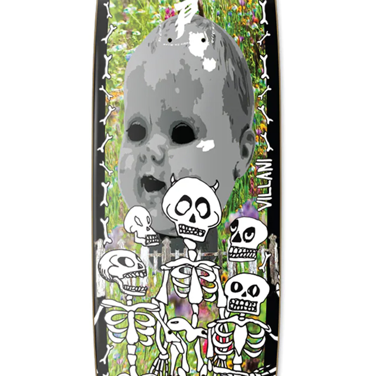 Primitive Villani Play Nice Egg Skateboard Deck 8.5