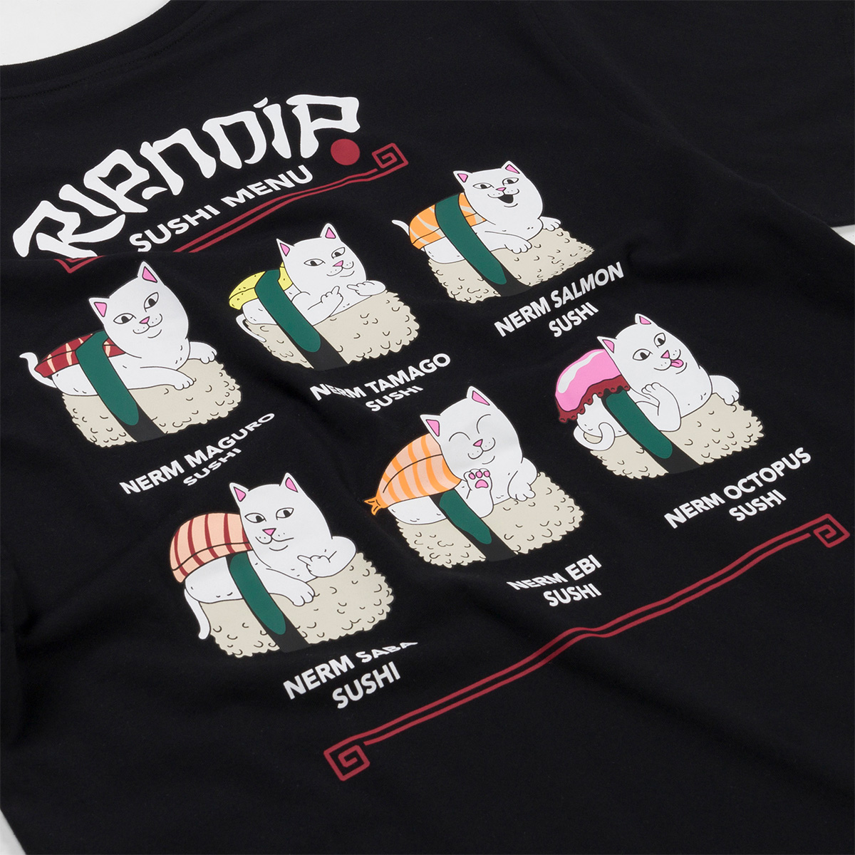 RipnDip Sushi Nerm T-Shirt Black