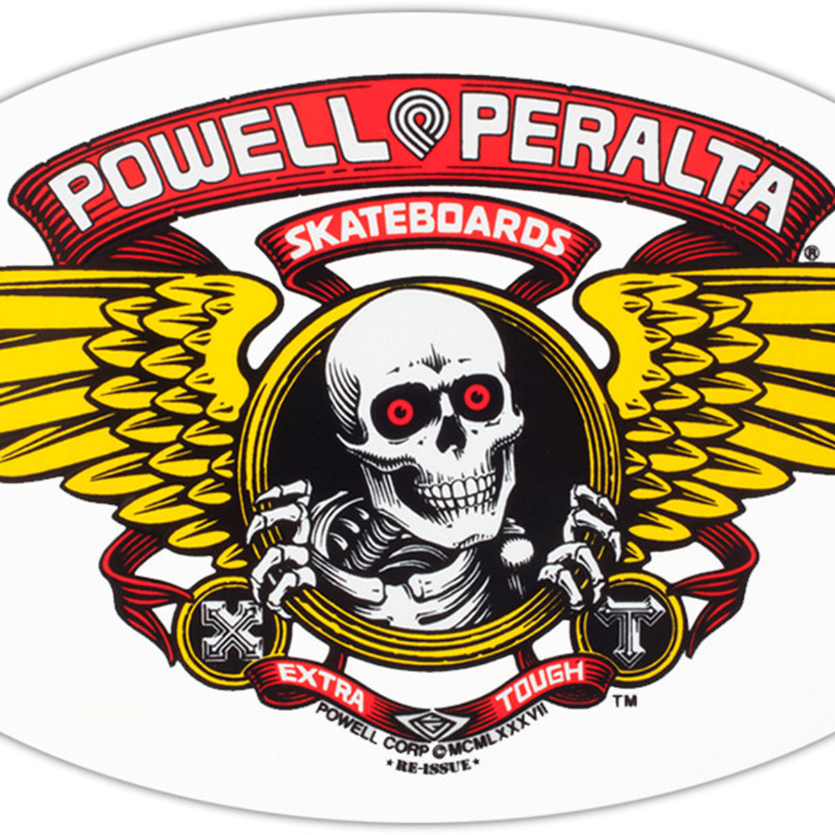 Powell Peralta Winged Ripper Red Sticker 6.5