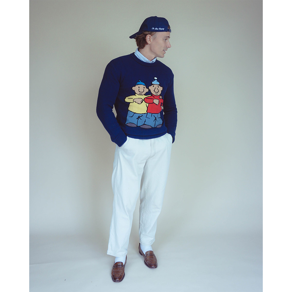 The Loose Company x Pat & Mat Intarsia Knitted Sweater