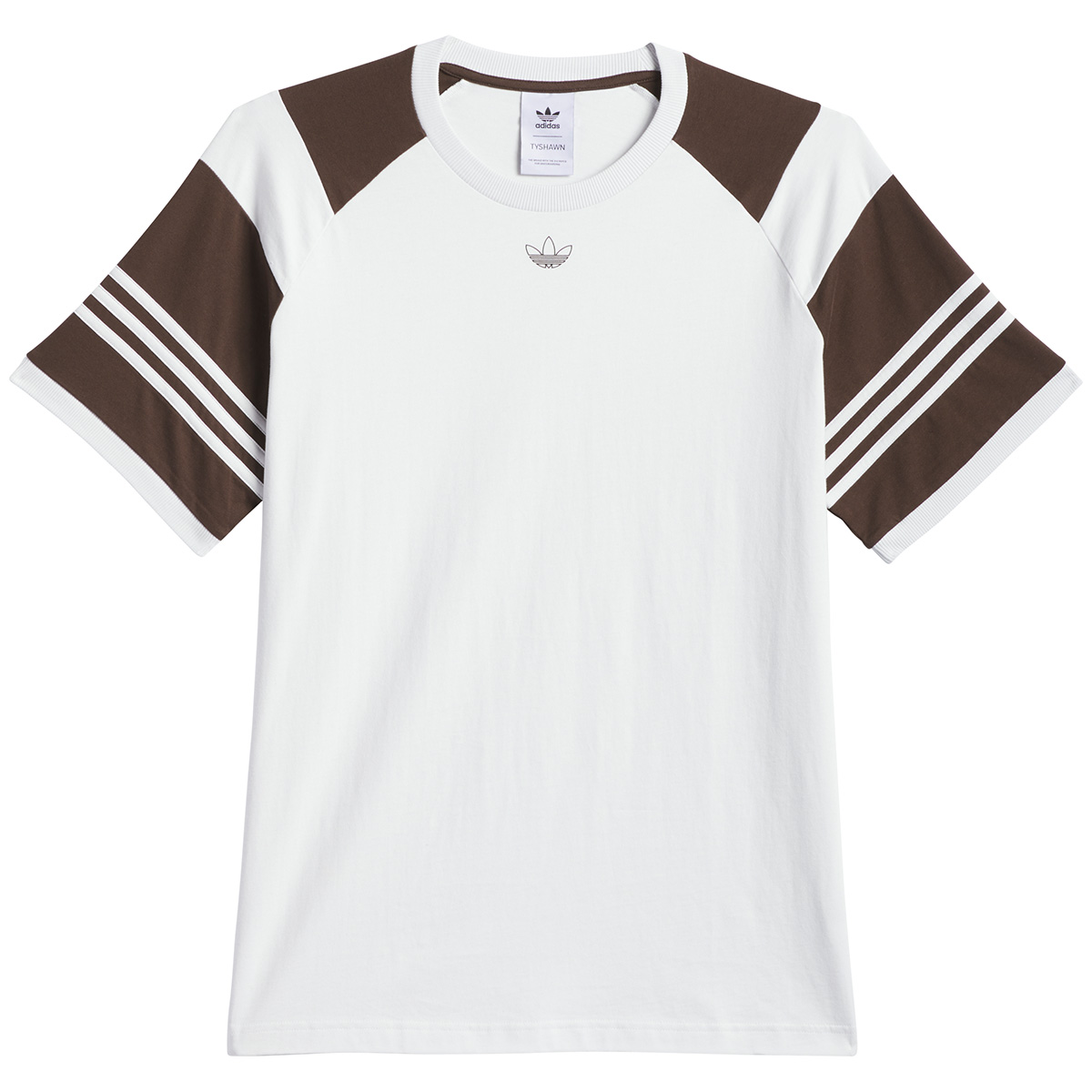 Adidas Tyshawn T-Shirt Crywht/Dbrown