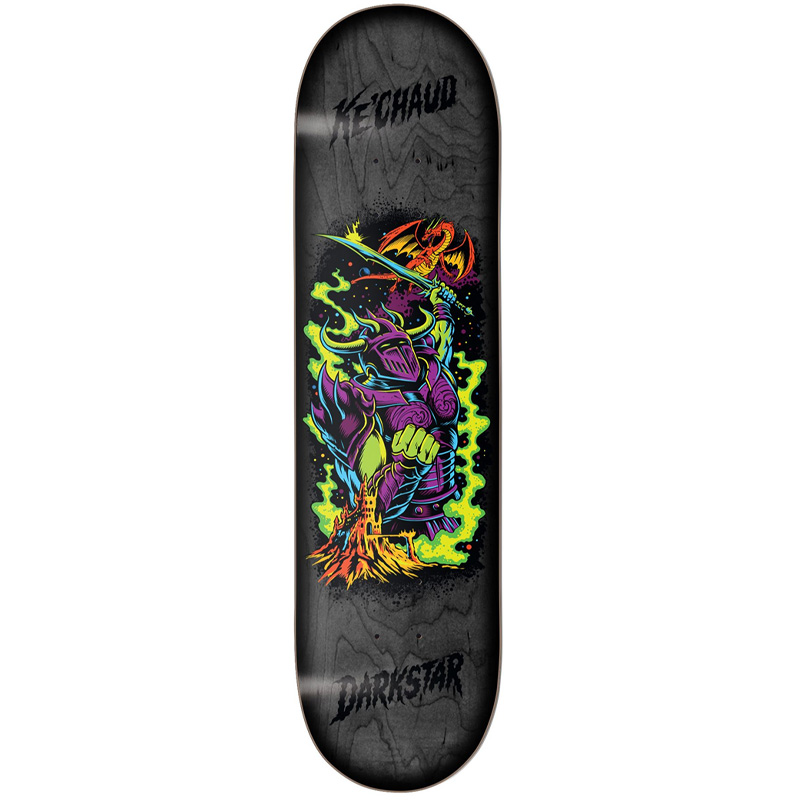 Darkstar Kechaud Blacklight Super Sap R7 Skateboard Deck 8.125