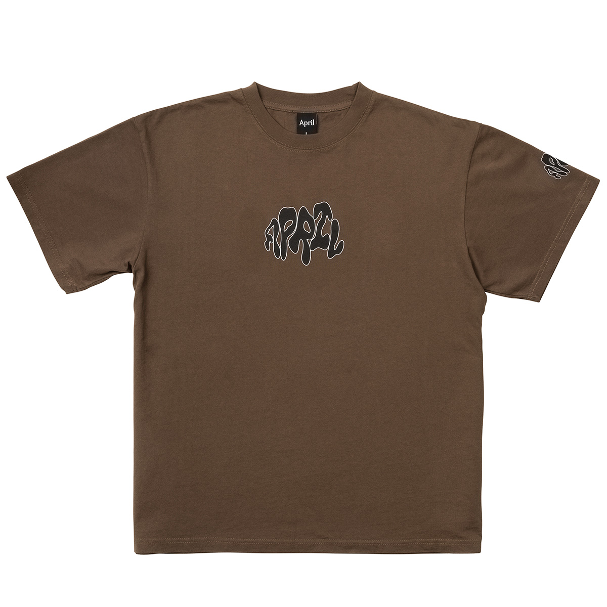 April Warped T-shirt Chocolate