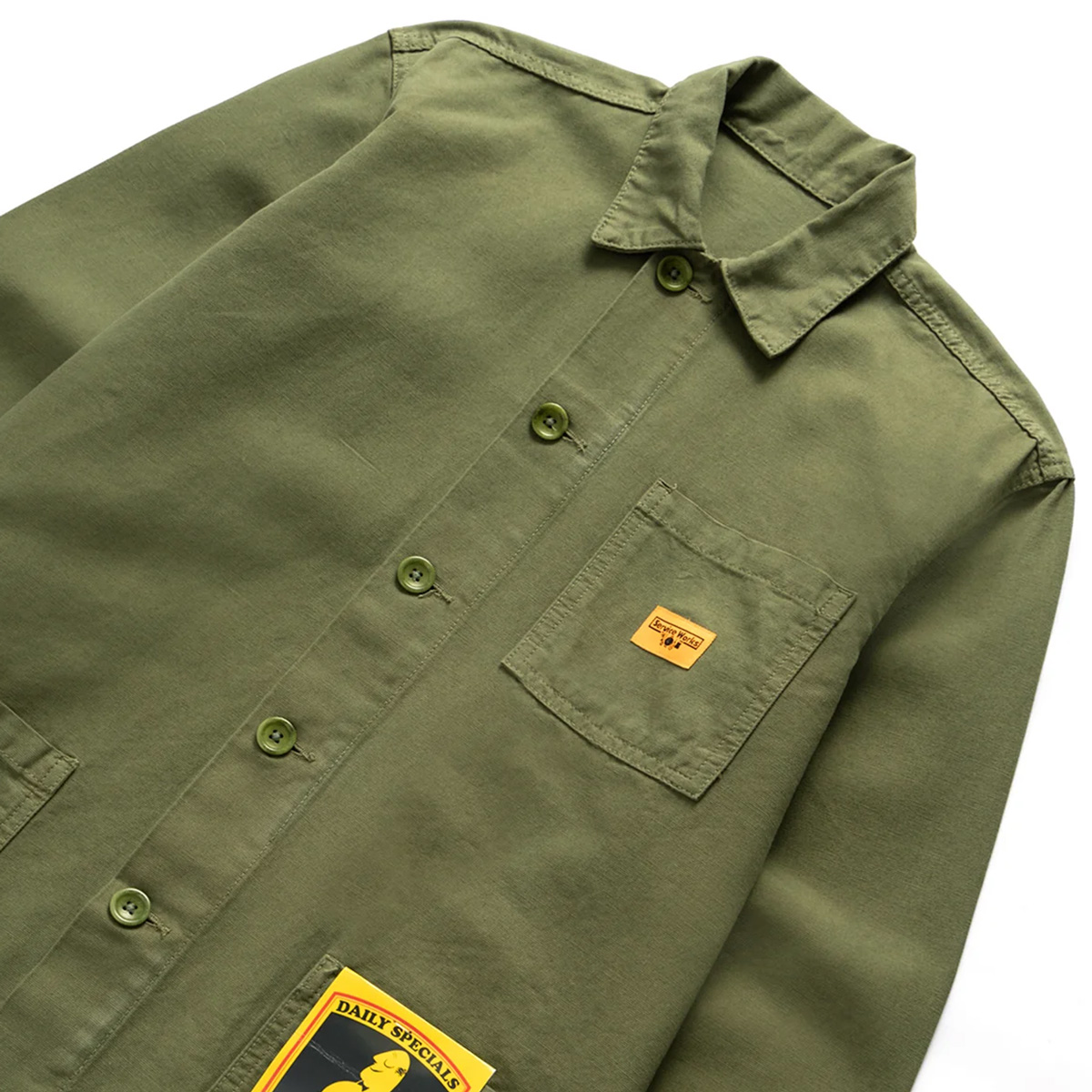 Service Works Canvas Coverall Jacket Olive