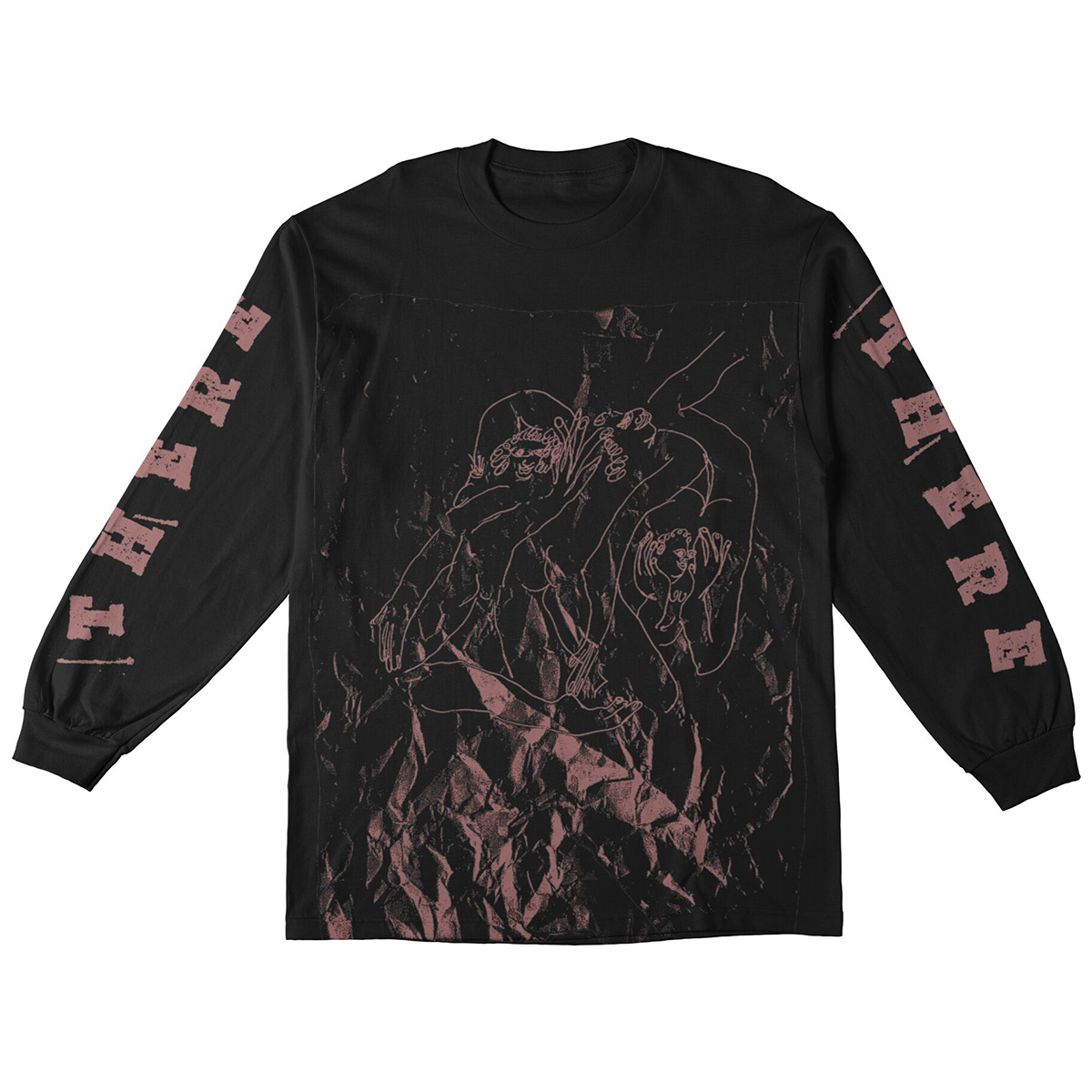 There Noise Longsleeve T-Shirt Black/Pink