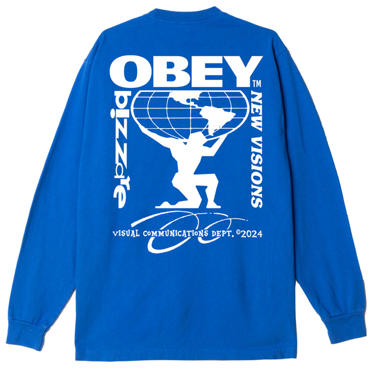 Obey Bizzare New Visions T-Shirt Pigment Electric Indigo