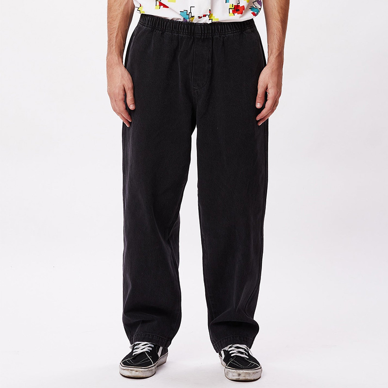 Obey Easy Denim Pants Faded Black