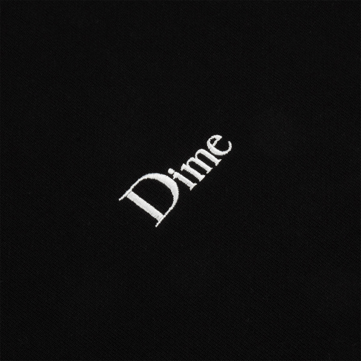 Dime Classic Small Logo Hoodie Black