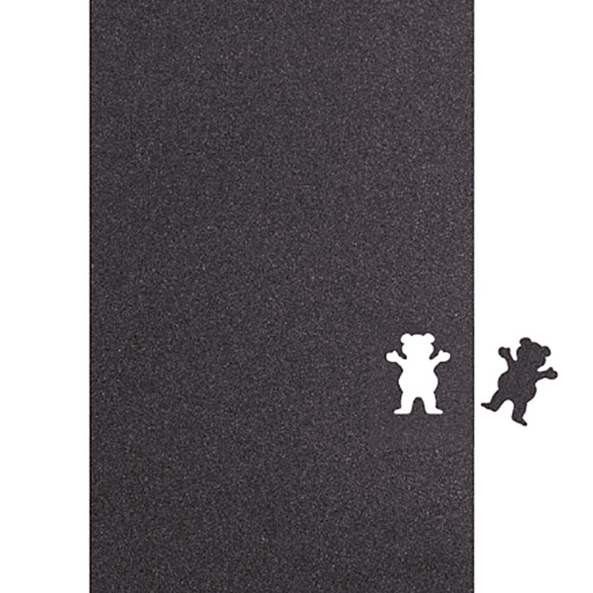 Grizzly Mini Bear Cutout Griptape Sheet Black