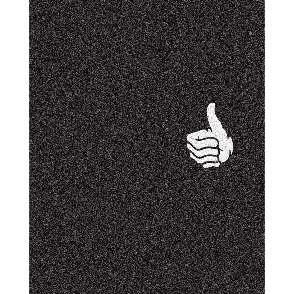 Bro Style Choice Thumbs Up Griptape Sheet Black 9.0