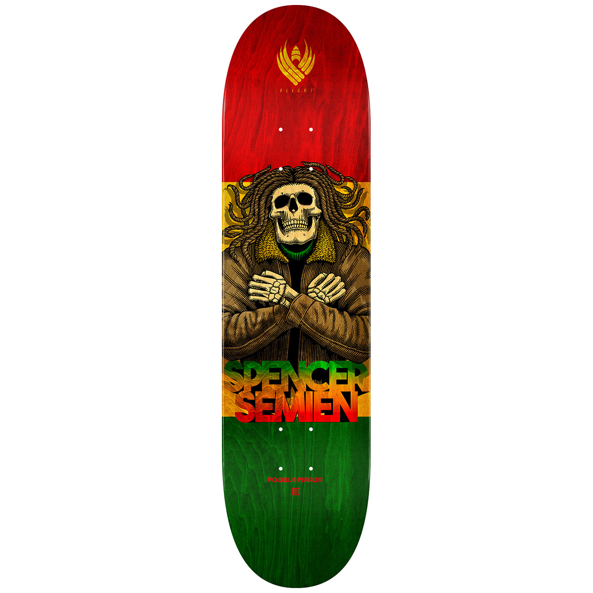 Powell Peralta Spencer Semien Dreads Flight Sktbrd Deck Shape 243 8.25