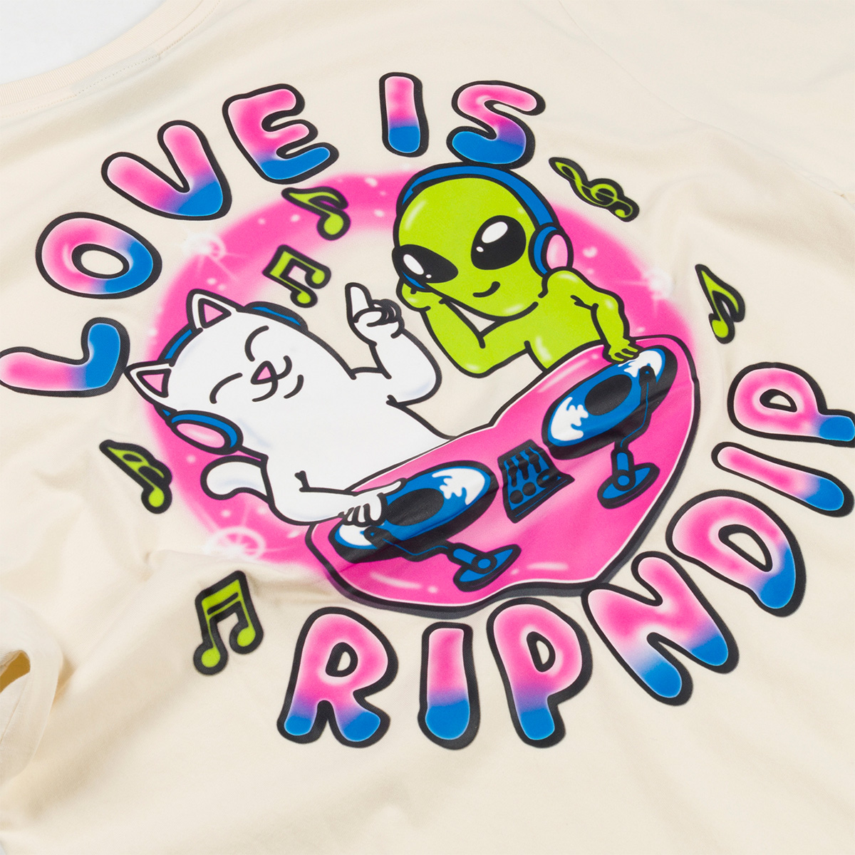 RipnDip Love Is Ripndip T-Shirt Natural 