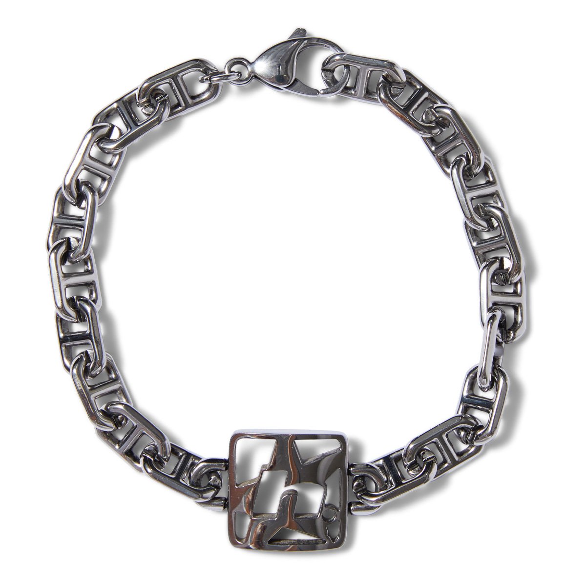 HUF H Star Bracelet Silver