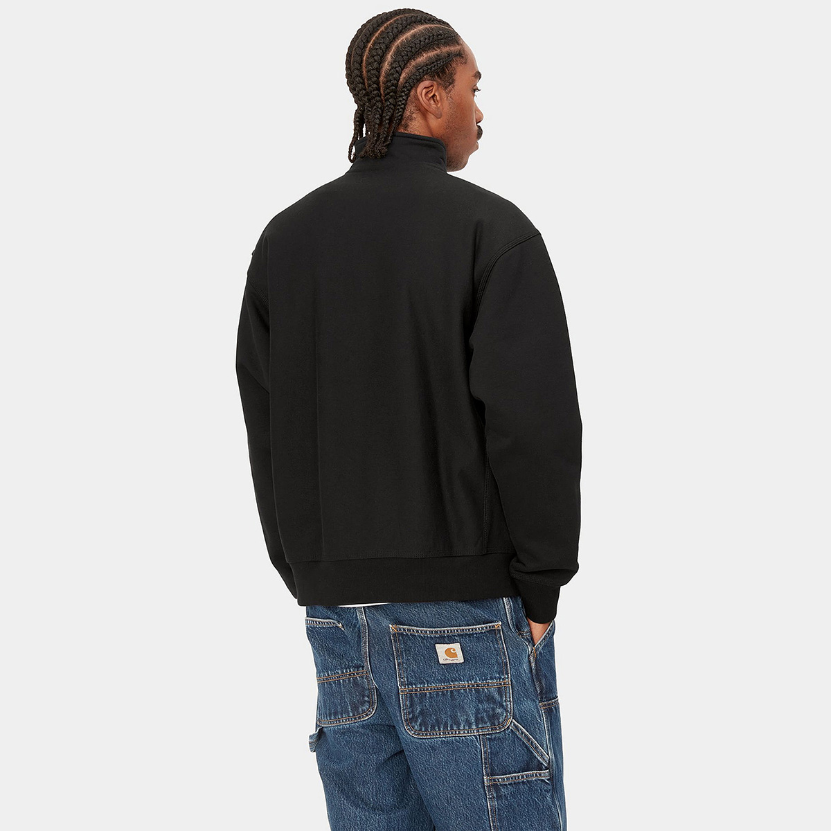 Carhartt WIP American Script Zip Sweater Black