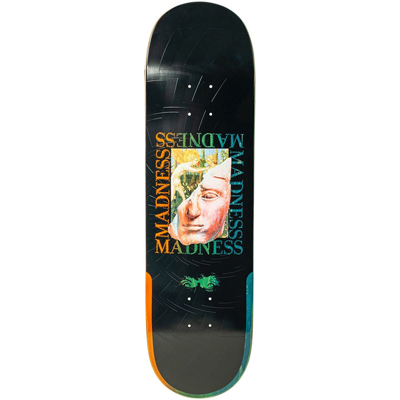 Madness Labotomy R7 Skateboard Deck Black 8.5