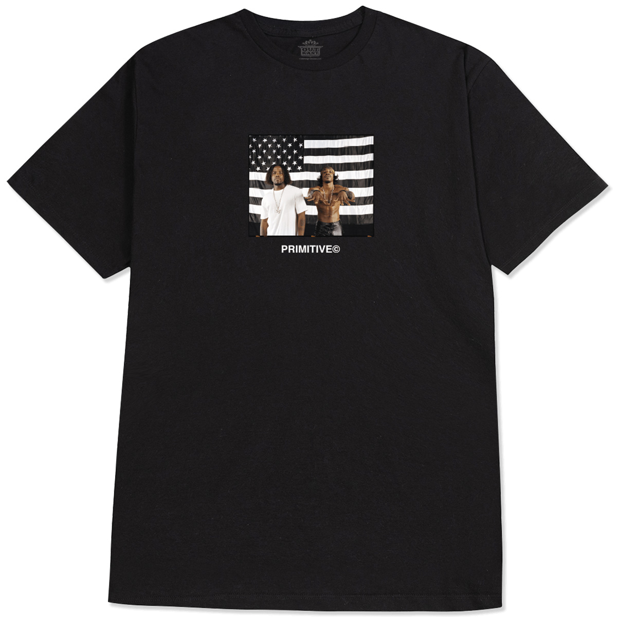 Primitive x Outkast Stripes T-Shirt Black