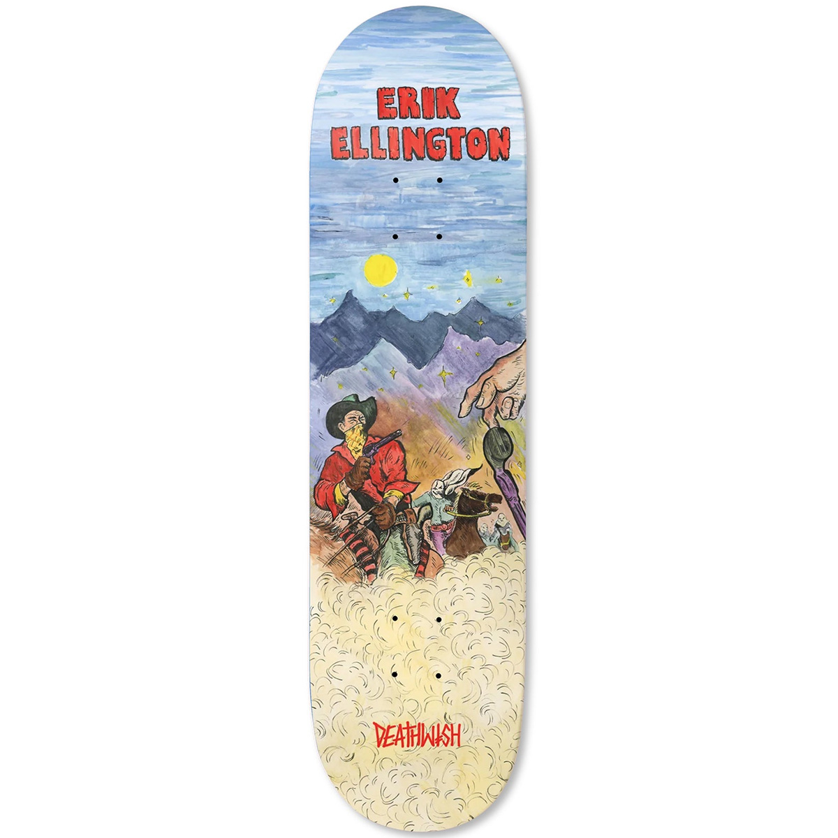 Deathwish Ellington Six Shooter Skateboard Deck 8.5