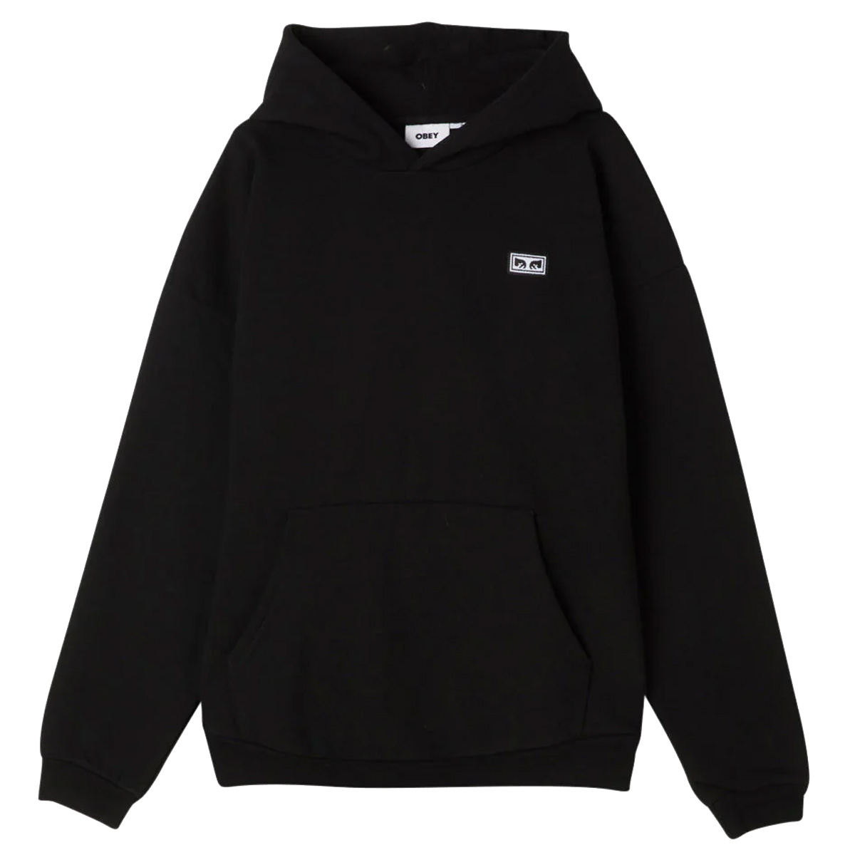 Obey Services Extra Heavy Hooded Sweater Black