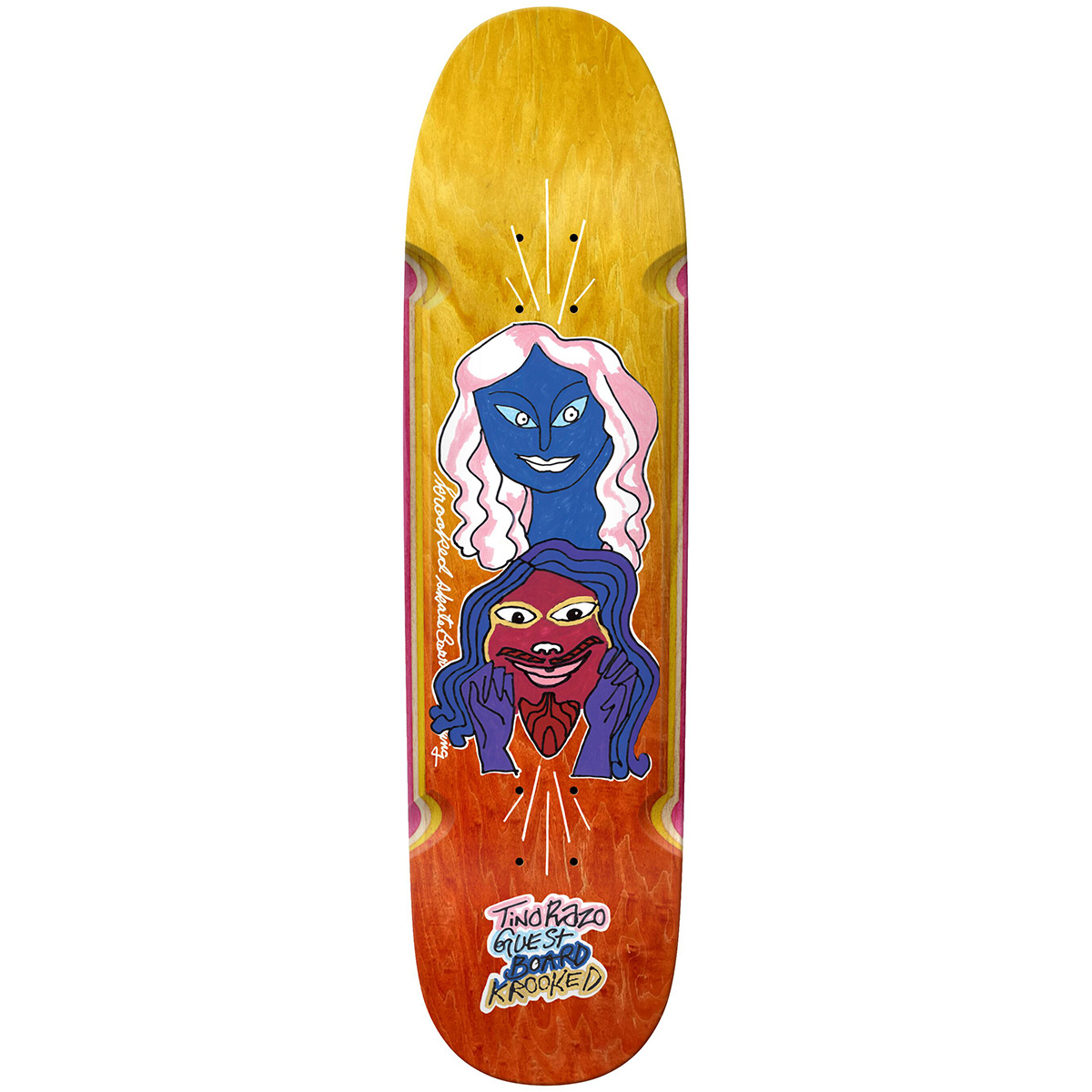 Krooked Tino Razo Guest Pro Wheels Wells Deck 8.62