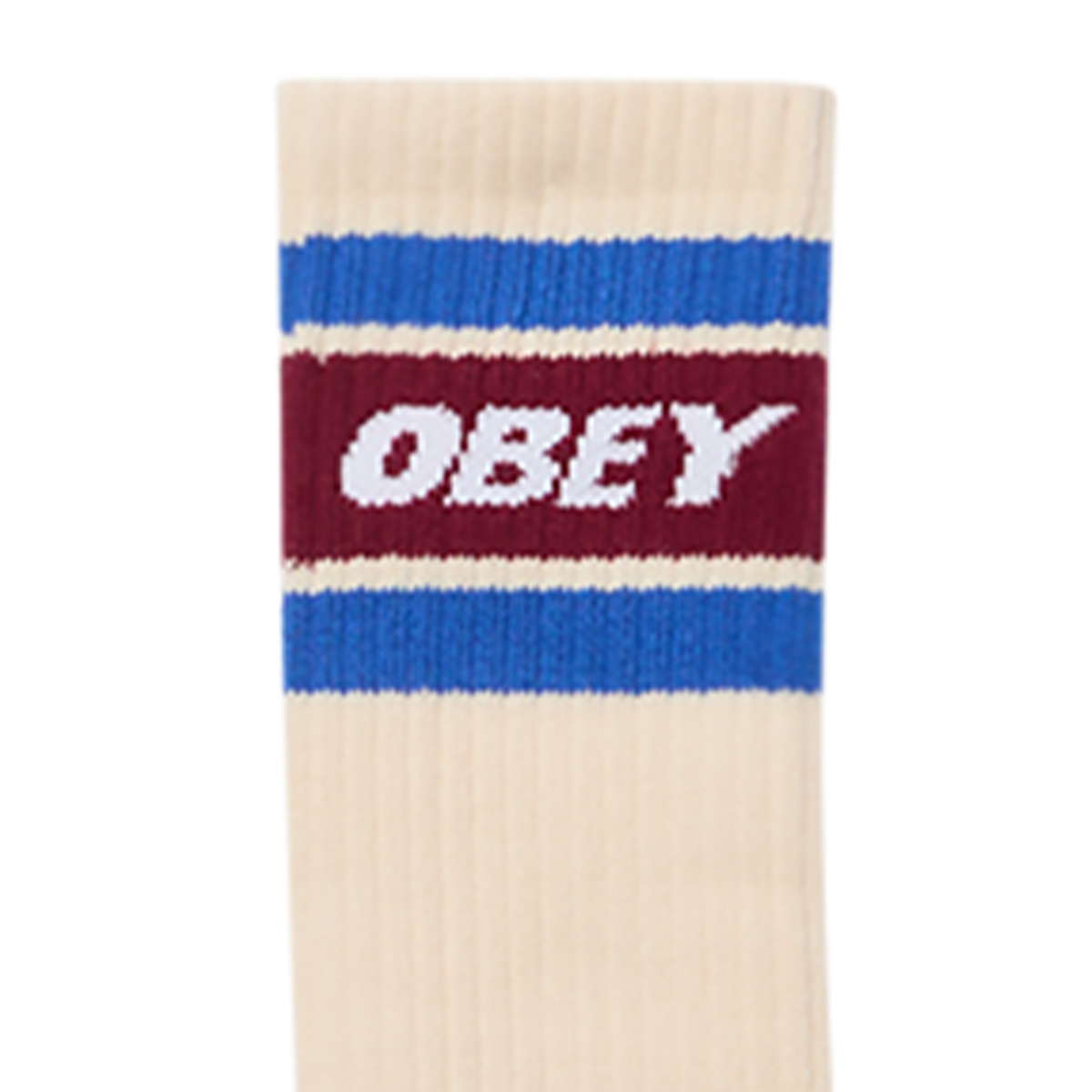 Obey Cooper II Socks Unbleached/Rhubarb