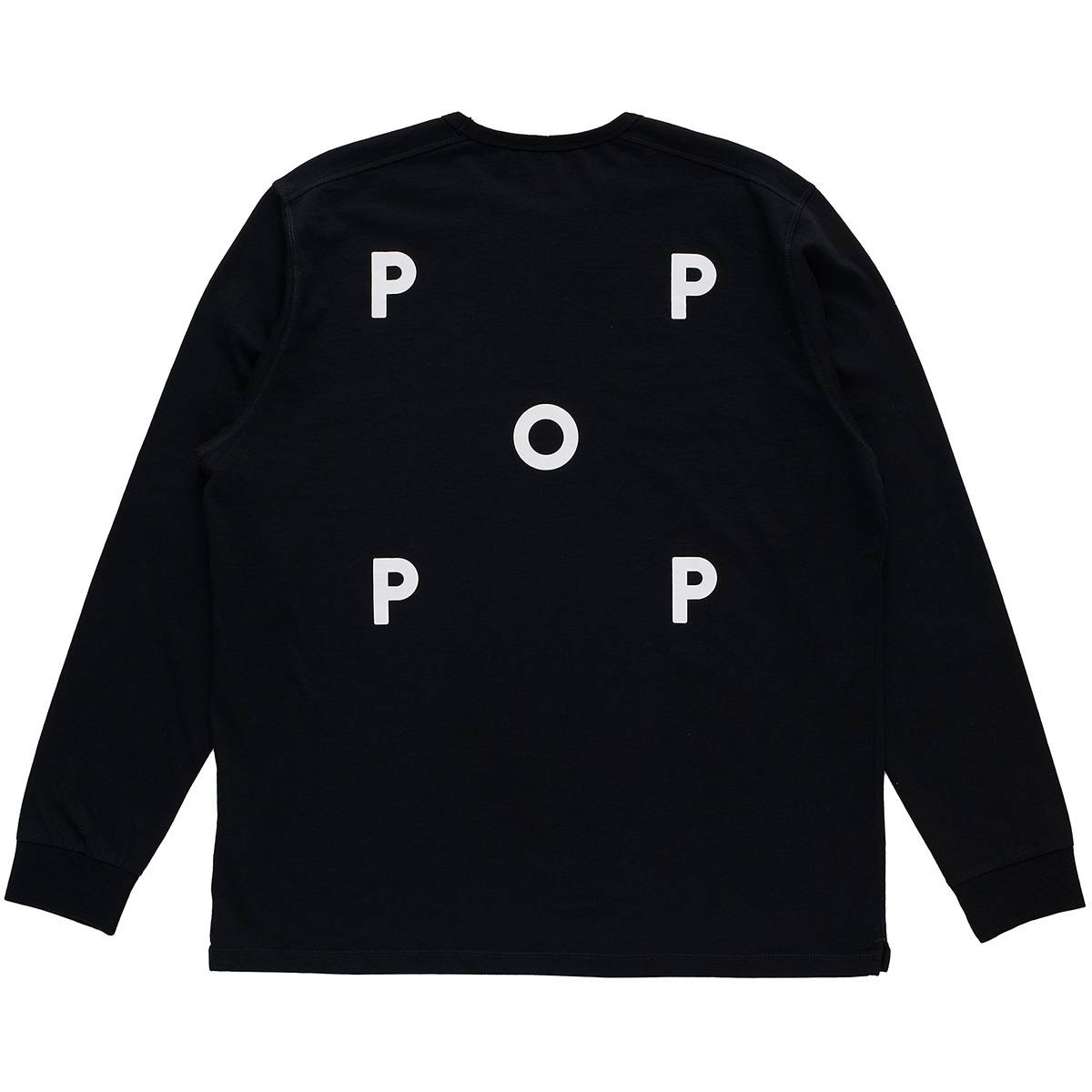 POP Logo Longsleeve T-Shirt Black/White