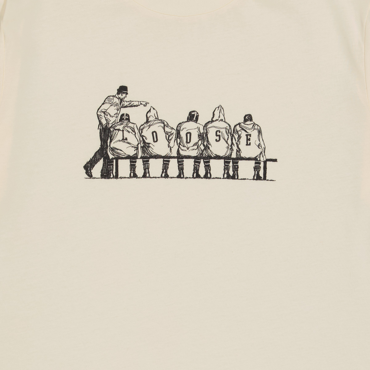 The Loose Company Team Player T-Shirt Cream