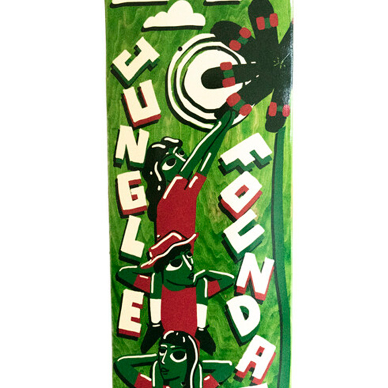 CJF Concrete Jungle Foundation Growers Skateboard Deck Green 8.25