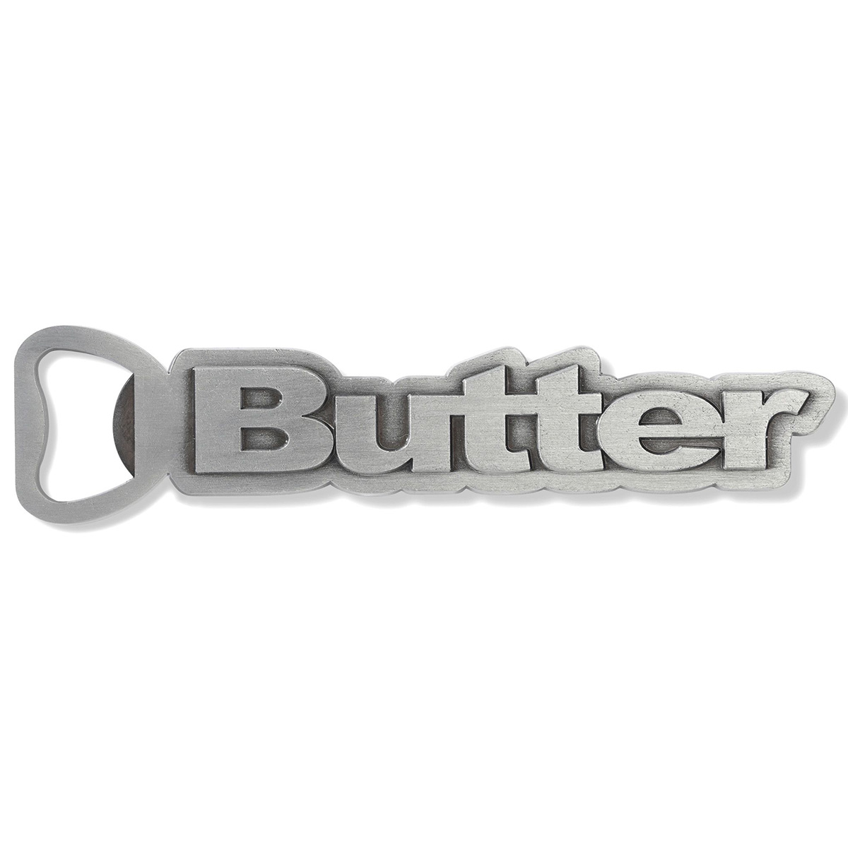 Butter Goods Metal Bottle Opener Silver