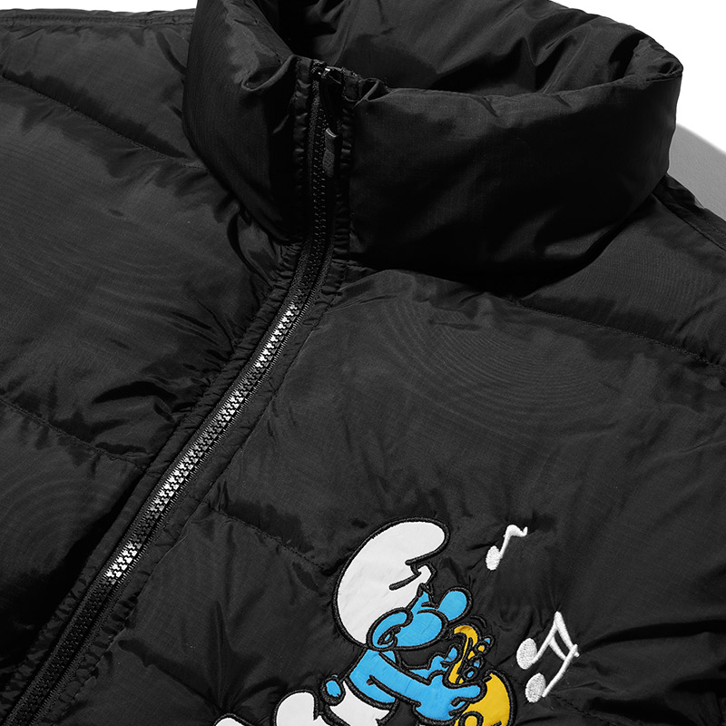 Butter Goods x The Smurfs Harmony Puffer Jacket Black