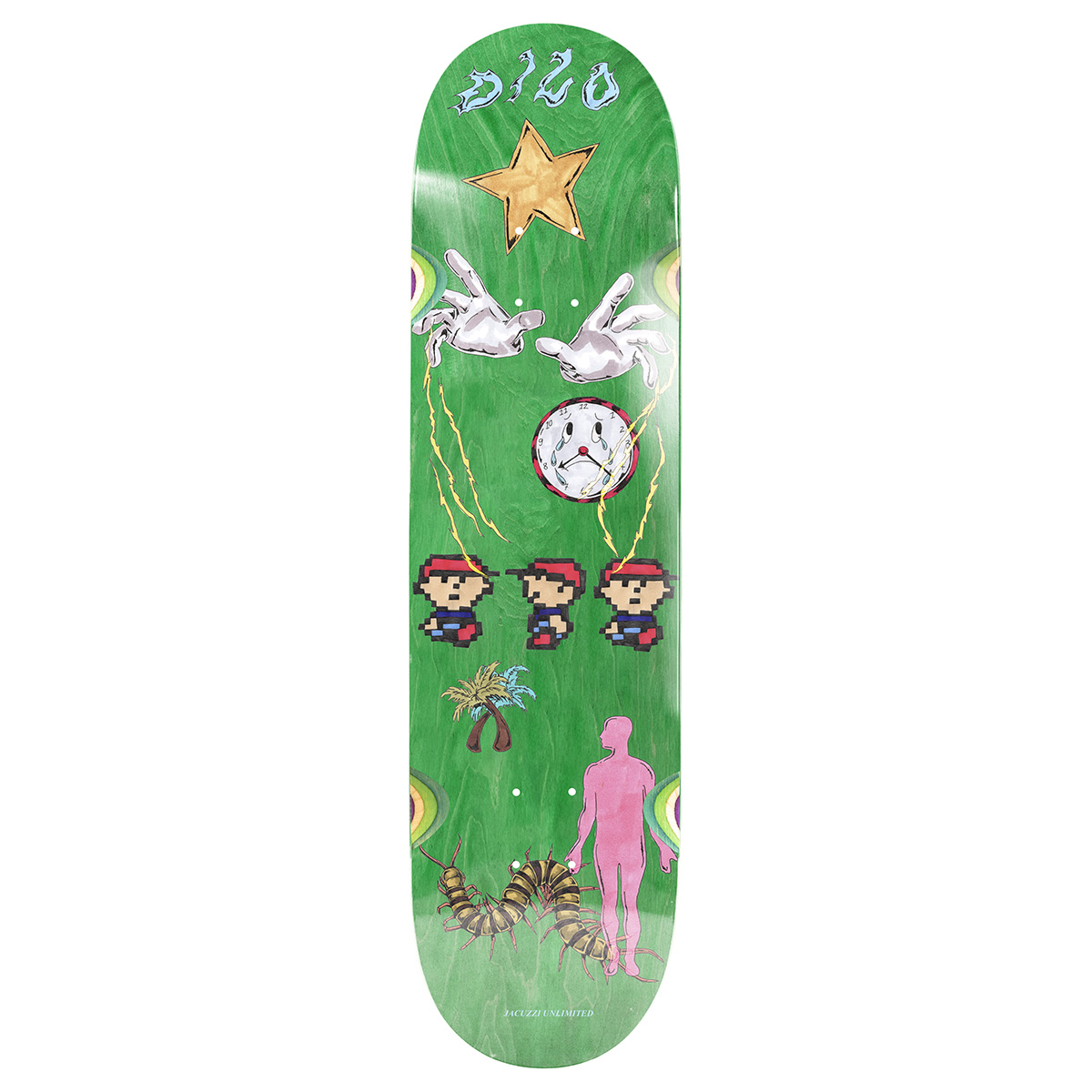 Jacuzzi John Dilo Projection Skateboard Deck 8.5