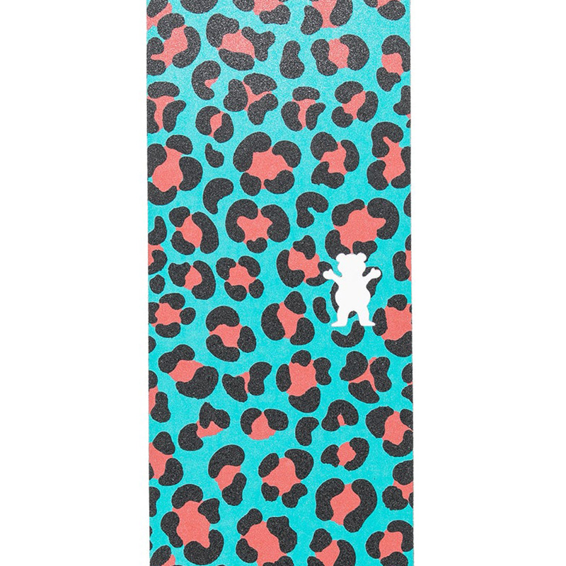 Grizzly Street Cheetah Griptape Sheet Teal 9.0