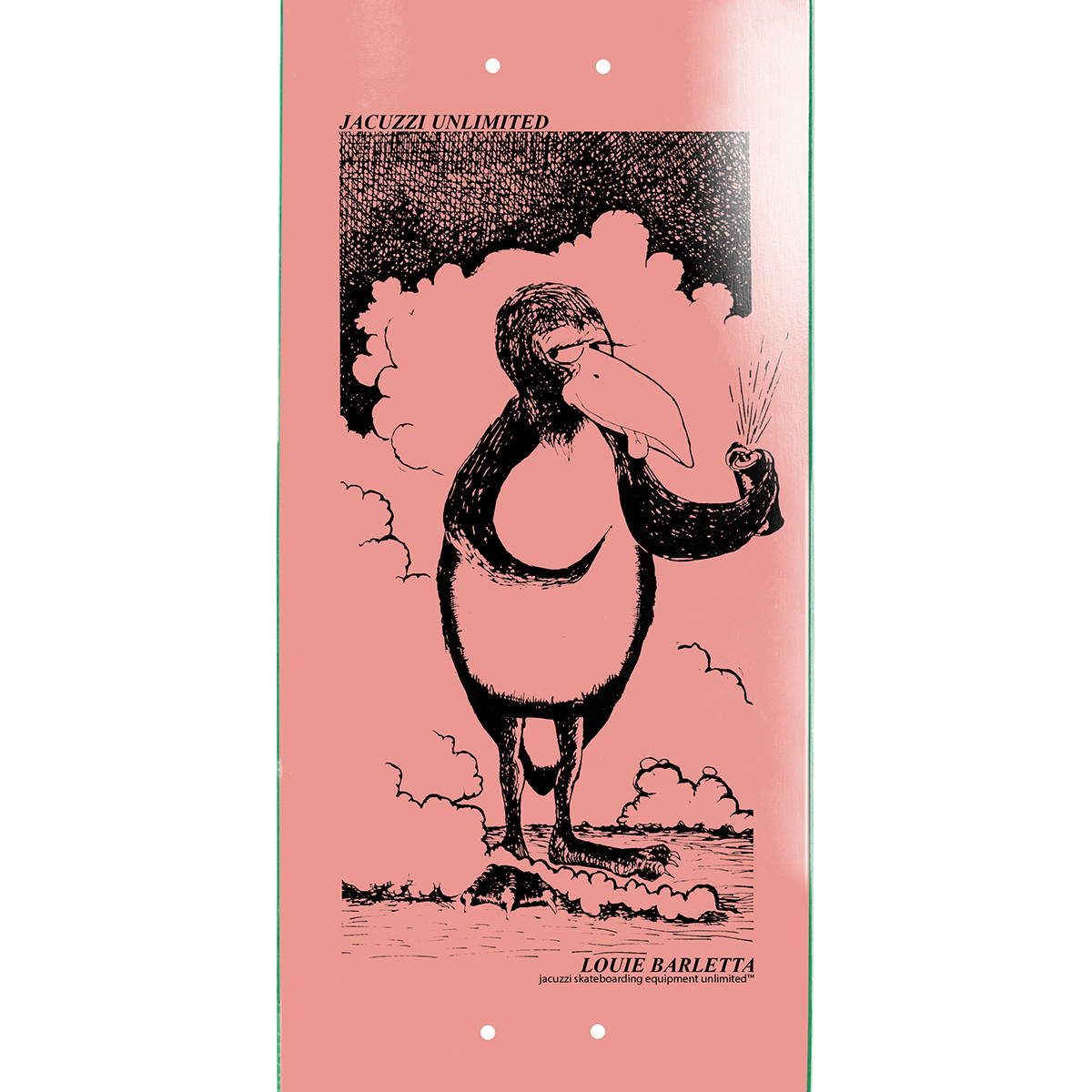 Jacuzzi Louie Barletta Toy Skateboard Deck 8.5