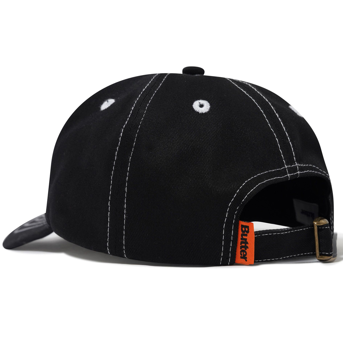 Butter Goods Warped 6 Panel Cap Black