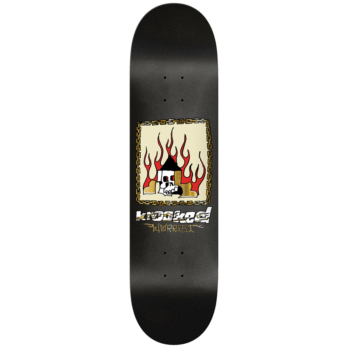 Krooked Worrest Chain Frame Skateboard Deck 8.3 | 8.3 | 1137030_8.3