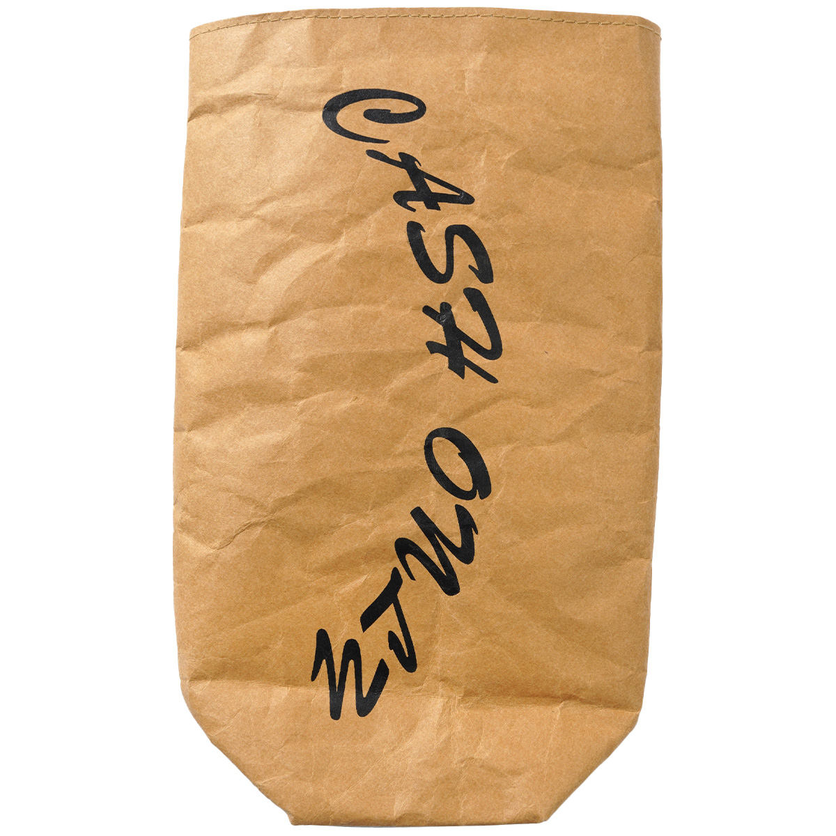 Cash Only Tyvek Brown Paper Bag