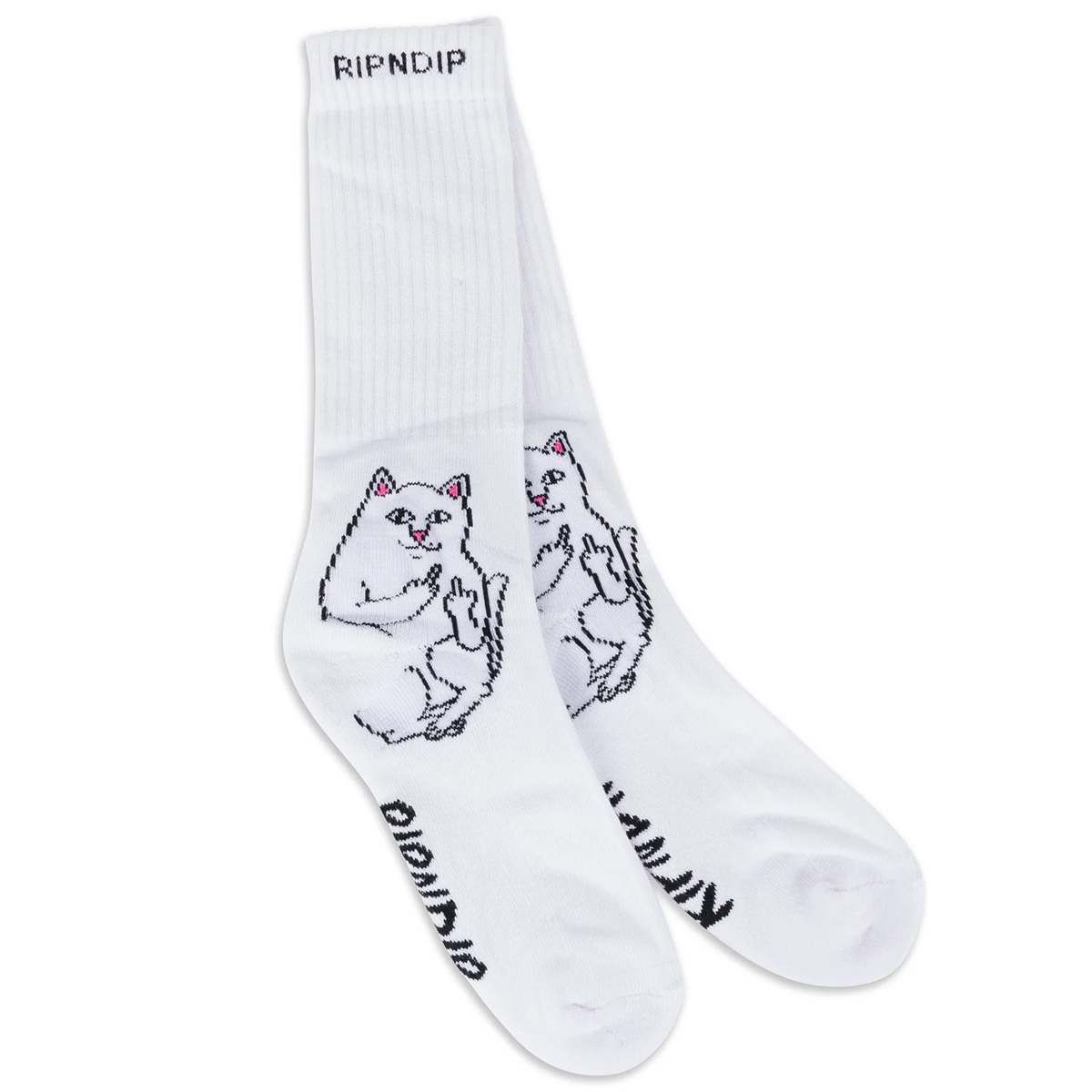 RipnDip Lord Nermal Socks White