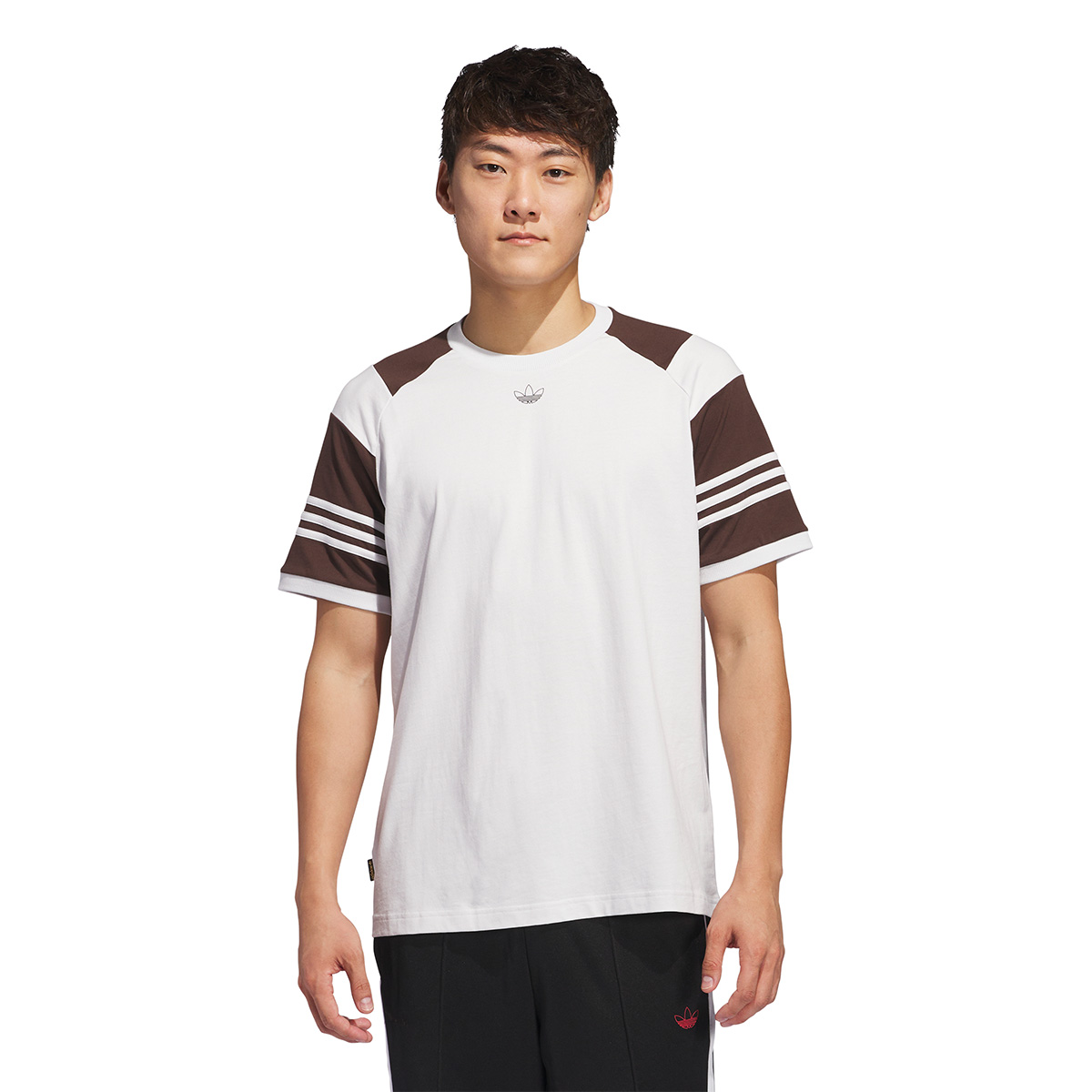 Adidas Tyshawn T-Shirt Crywht/Dbrown